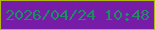 文字の大きさ：5、枠の色：afb910、背景の色：761ca6、文字の色：1f8c64 無料ブログパーツのブログ時計