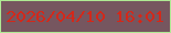 文字の大きさ：1、枠の色：afe993、背景の色：76565f、文字の色：d3281a 無料ブログパーツのブログ時計