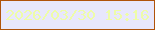 文字の大きさ：3、枠の色：b0530b、背景の色：e8e7fc、文字の色：eefca8 無料ブログパーツのブログ時計
