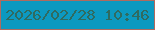 文字の大きさ：4、枠の色：b06a5e、背景の色：0c99c0、文字の色：2f6b60 無料ブログパーツのブログ時計
