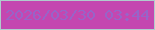 文字の大きさ：5、枠の色：b0cccd、背景の色：c447b0、文字の色：9864c8 無料ブログパーツのブログ時計