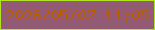 文字の大きさ：4、枠の色：b0e420、背景の色：925a75、文字の色：b95c04 無料ブログパーツのブログ時計