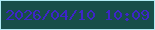 文字の大きさ：4、枠の色：b0eaf3、背景の色：174e49、文字の色：3d25c8 無料ブログパーツのブログ時計