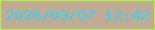文字の大きさ：2、枠の色：b0f33d、背景の色：c1ac93、文字の色：36d2f3 無料ブログパーツのブログ時計