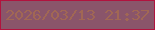 文字の大きさ：4、枠の色：b1133e、背景の色：8a556a、文字の色：a16754 無料ブログパーツのブログ時計