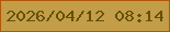文字の大きさ：5、枠の色：b15607、背景の色：c39d48、文字の色：645109 無料ブログパーツのブログ時計