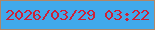 文字の大きさ：4、枠の色：b18667、背景の色：41a9eb、文字の色：cd2137 無料ブログパーツのブログ時計