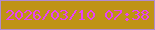 文字の大きさ：5、枠の色：b18ad1、背景の色：bf9315、文字の色：e842f3 無料ブログパーツのブログ時計