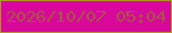 文字の大きさ：3、枠の色：b1961f、背景の色：d8089b、文字の色：a95446 無料ブログパーツのブログ時計