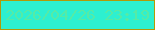 文字の大きさ：3、枠の色：b19a08、背景の色：2df0d0、文字の色：55eba6 無料ブログパーツのブログ時計