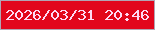 文字の大きさ：4、枠の色：b1a5b4、背景の色：e2061c、文字の色：fed9f4 無料ブログパーツのブログ時計