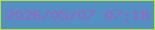 文字の大きさ：2、枠の色：b1e03b、背景の色：5491c2、文字の色：9766c4 無料ブログパーツのブログ時計