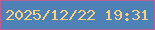 文字の大きさ：3、枠の色：b26295、背景の色：4e82b6、文字の色：fbd081 無料ブログパーツのブログ時計