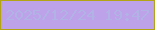 文字の大きさ：1、枠の色：b2a415、背景の色：bea2e9、文字の色：b2b3e5 無料ブログパーツのブログ時計