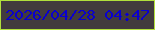 文字の大きさ：3、枠の色：b2e03c、背景の色：423b3d、文字の色：0a00cd 無料ブログパーツのブログ時計