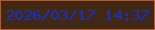 文字の大きさ：1、枠の色：b35935、背景の色：412812、文字の色：1630ce 無料ブログパーツのブログ時計