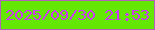 文字の大きさ：5、枠の色：b361bd、背景の色：64e703、文字の色：cd3bf1 無料ブログパーツのブログ時計