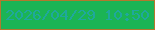 文字の大きさ：5、枠の色：b3782d、背景の色：1bb455、文字の色：1fa89d 無料ブログパーツのブログ時計