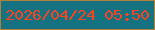 文字の大きさ：4、枠の色：b37f3b、背景の色：147281、文字の色：fc4321 無料ブログパーツのブログ時計
