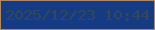 文字の大きさ：5、枠の色：b38760、背景の色：153b85、文字の色：354859 無料ブログパーツのブログ時計