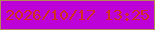 文字の大きさ：1、枠の色：b38957、背景の色：bd02d8、文字の色：d42d21 無料ブログパーツのブログ時計