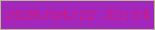 文字の大きさ：2、枠の色：b3bc8c、背景の色：a427bd、文字の色：cb1b83 無料ブログパーツのブログ時計