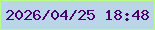 文字の大きさ：3、枠の色：b3ff83、背景の色：bad5e7、文字の色：48006e 無料ブログパーツのブログ時計