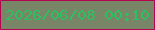文字の大きさ：5、枠の色：b40450、背景の色：788567、文字の色：2cc060 無料ブログパーツのブログ時計