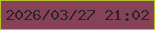 文字の大きさ：1、枠の色：b4c128、背景の色：884257、文字の色：2d2527 無料ブログパーツのブログ時計