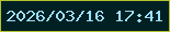 文字の大きさ：3、枠の色：b4c22e、背景の色：012023、文字の色：9ce0fc 無料ブログパーツのブログ時計