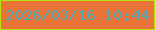 文字の大きさ：2、枠の色：b4e30d、背景の色：ea7337、文字の色：51adb5 無料ブログパーツのブログ時計