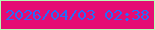 文字の大きさ：1、枠の色：b5fdb4、背景の色：e50c74、文字の色：286bf9 無料ブログパーツのブログ時計