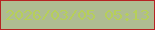文字の大きさ：3、枠の色：b62323、背景の色：afbc92、文字の色：b6cf5a 無料ブログパーツのブログ時計