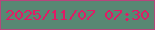 文字の大きさ：5、枠の色：b6467c、背景の色：588873、文字の色：e01b65 無料ブログパーツのブログ時計