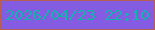 文字の大きさ：1、枠の色：b65e56、背景の色：845ce1、文字の色：15b1ad 無料ブログパーツのブログ時計