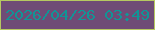 文字の大きさ：2、枠の色：b6c961、背景の色：6f4c76、文字の色：119596 無料ブログパーツのブログ時計