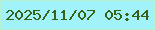 文字の大きさ：4、枠の色：b6f2d2、背景の色：a1f3f9、文字の色：386217 無料ブログパーツのブログ時計