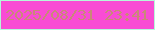 文字の大きさ：3、枠の色：b6f8da、背景の色：f94cd4、文字の色：c98978 無料ブログパーツのブログ時計