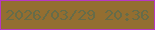 文字の大きさ：3、枠の色：b737c3、背景の色：936e31、文字の色：666c49 無料ブログパーツのブログ時計