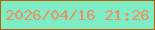文字の大きさ：5、枠の色：b76100、背景の色：7eecc5、文字の色：ec9063 無料ブログパーツのブログ時計