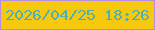 文字の大きさ：2、枠の色：b78de2、背景の色：f6c90e、文字の色：4cb0b6 無料ブログパーツのブログ時計
