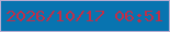 文字の大きさ：1、枠の色：b7add1、背景の色：0874b0、文字の色：be2f49 無料ブログパーツのブログ時計