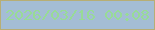 文字の大きさ：1、枠の色：b7ae75、背景の色：a4bdd5、文字の色：98db96 無料ブログパーツのブログ時計