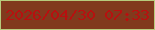 文字の大きさ：3、枠の色：b7cb7c、背景の色：81391d、文字の色：b7100f 無料ブログパーツのブログ時計