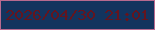 文字の大きさ：1、枠の色：b86a8f、背景の色：13345e、文字の色：63151f 無料ブログパーツのブログ時計