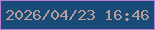 文字の大きさ：4、枠の色：b87ece、背景の色：194b78、文字の色：b99d9a 無料ブログパーツのブログ時計