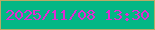 文字の大きさ：1、枠の色：b8ab66、背景の色：03b785、文字の色：e32ad2 無料ブログパーツのブログ時計