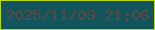 文字の大きさ：5、枠の色：b8da0b、背景の色：13555c、文字の色：5e4641 無料ブログパーツのブログ時計