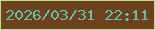 文字の大きさ：4、枠の色：b8e08b、背景の色：6d401e、文字の色：65c0a3 無料ブログパーツのブログ時計