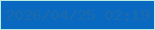 文字の大きさ：5、枠の色：b8ece3、背景の色：0969c1、文字の色：1d6bab 無料ブログパーツのブログ時計